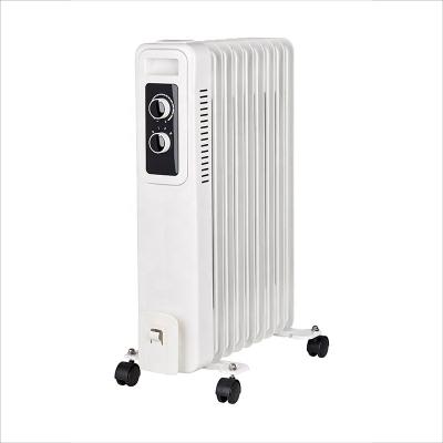 China 110v Hotel Electric Oil Filled Radiator Radiator Fins Size 120*550mm HY-D2 for sale