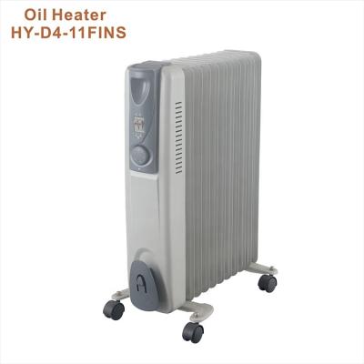 China 220V-240V/2500W Hotel Fins Heater Floor Convector Heater Oil Filled Caster Wheel 11 Wheel for sale