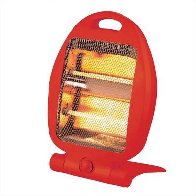 China Hotel Quartz 800w Electric Smart Electric Portable Heater Room Fan Heaters Red Color for sale