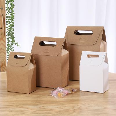 China Recyclable Paper Box Cheap Craft Paper Recyclable Craft Paper Box Custom Portable Baking Paper Box for sale