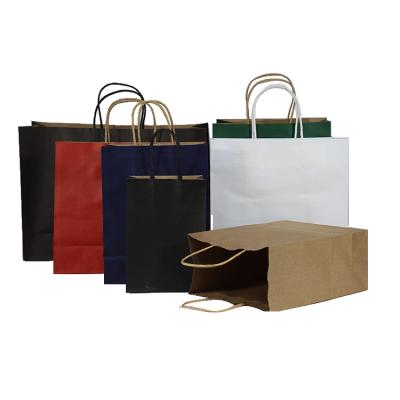 China Wholesale Recyclable Customize Logo Paper Bag Craft Paper ECO Packaging Shopping Bag/Take-Out Paper Bag/Gift Bag With Handles for sale