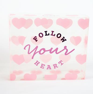 China Top Selling DIY PET/PVC/PP Materials Recycled Plastic Box Clear Packaging Boxes With Flower Love Design Custom Own Logo Clam Shell Box Packaging Boxes for sale