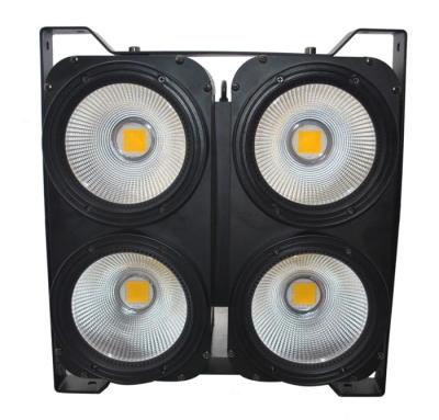 중국 IP20 COB LED 블라인더 4x100W 웜 화이트 & 쿨 화이트 2IN1 컬러 DMX512 제어 RDM 청중 조명 판매용