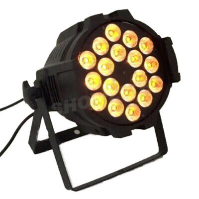 China Indoor Party Event Moving Par Lights , Disco Party Lights 18*10W RGBW 4in1 Par Can Wash LED Stage Light for sale