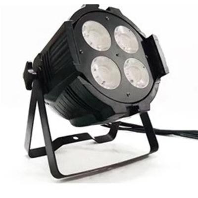 China 4 *50WRGBW/War+Withe 512DMX LED Cob Par Can Light For TV Studio Theater LED Face Light 200W Par for sale