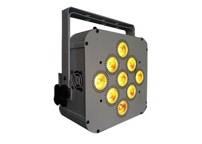 China O equipamento liso do DJ dos uplights da fase da paridade 9*18W RGBWA+UV 6in1 do diodo emissor de luz pôs a luz sem fio da fase do diodo emissor de luz à venda