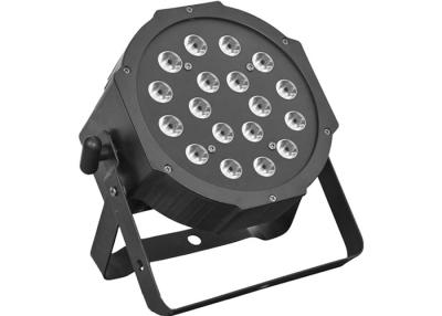 China Disco Club 18x3W Rgb Slim LED Par Wash Lights With 7 Channels for sale