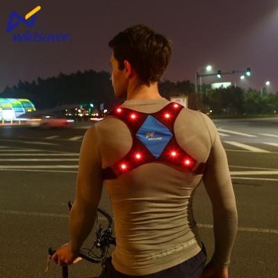 China New Design Water Proof High Visibility LED Safety Sports Reflective Running Recycling Vest for sale