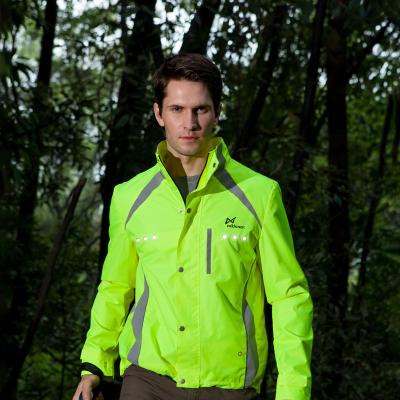 China Luminous Jumper High Visibility LED Jacket Water Proof Sports Jumper Safety Jacket Unisex Safety Casual Waterproof Instant Reflective Jacket for sale