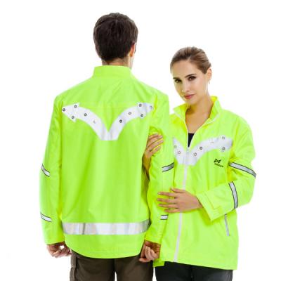 China New Design Work Reflective Jacket More Safety Waist High Visibility Led Safety Waterproof Casual Running Jacket Winter Custom Jacket for sale