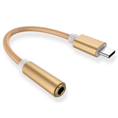 China Aux audio type. Factory Direct Selling Headphone Audio Adapter USB C to 3.5mm Jack Headphone Adapter for sale