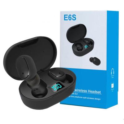 China In-Ear Size Quality E6s Earphone E6s TWS Wireless Stereo Hi-FiBT5.0 E6s Earbuds Handsfree Earbuds For Airpod E6s for sale