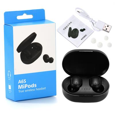 China In-Ear Size Quality Audifonos A6s Earphone Wireless Earphone BT5.0 A6s TWS High Fidelity Stereo Handsfree Earbuds For Airpod A6s Earbud for sale