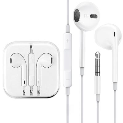 China Good Quality In-ear Earphone 1.2m 3.5mm Jack With Mic Wired Earphone For iPhone 4/4s/5/5s/6/6s for sale