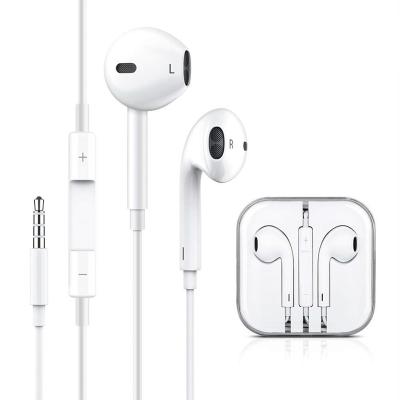 China Hot Selling In-Ear Wired Earphone 3.5mm Jack Tape Wire Monitoring Headset For iPhone 5/5s/6s Ipad for sale