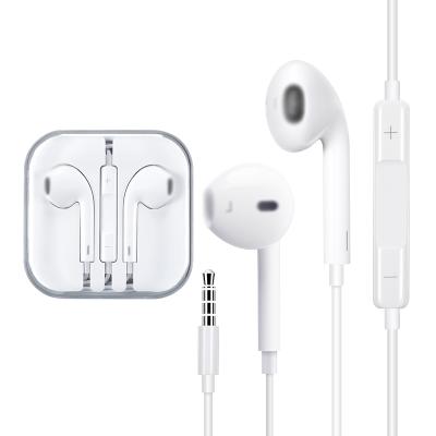 China New Product In-Ear Wired Stereo Earphone 3.5mm Jack With Mic In-Ear Headphone For iPhone 5/5s/6s for sale