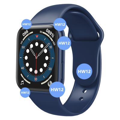 China Touch screen hw12 pro 1.57 smartwatch serie 6 smartwatch hw12 inch music phone call hw 12 waterproof iwo reloj wearfit band for sale