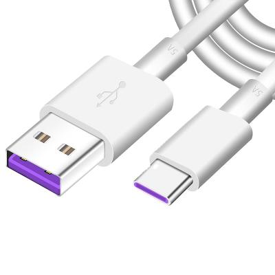 China For Huawei/Samsung/xiaomi/Other Type Mobile Phones Premium 1M USB C Band 5A Super Fast Charging Data Cable For Samsung Huawei Xiaomi for sale