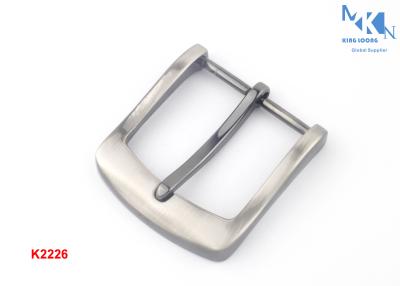 China Purse Making Accessories Metal Pin Buckle , Custom Logo Reversible Belt Buckle for sale