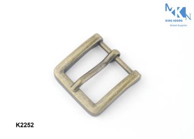 China Belt / Shoe Strap Buckles Antique Brass Hanging Plating Strap Heal Bar Buckle for sale