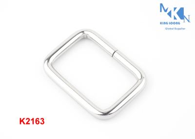 China Fashion Design Purse Making Hardware , Rectangle D Ring For Bag Handbag for sale