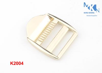 China Double Heel Bar Belt Metal Backpack Buckles , Metal Strap Adjuster Buckle for sale