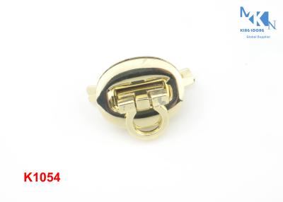 China Oral Sharp Zinc Alloy Bag Twist Turn Lock For Handbag Size 31.7mm K1054 for sale