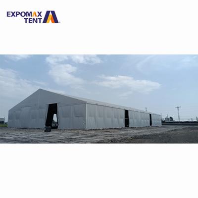 China Long Life 50x90 Big Gray Tent For Warehouse On Sale Aluminum Alloy Warehouse Tent for sale