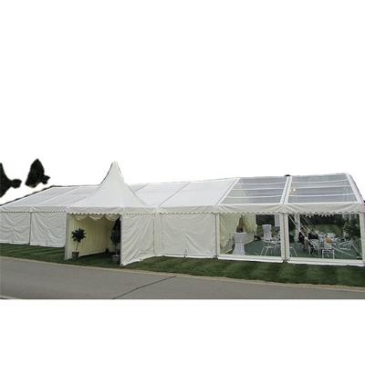 China Long Life 20x30m Outdoor Clear Transparent Roof Marquee Luxury Party Tent For for sale