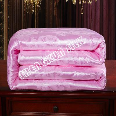 China Wholesale Antibacterial Customized 100% Silk Filled Washable Silk Comforter Set for sale