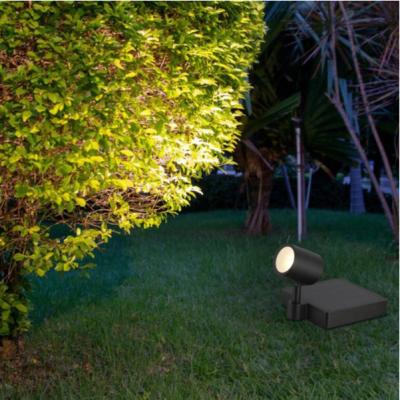 China IP54 LANDSCAPE Aluminum Square Head Outdoor Led Solar Garden Sensor Lawn Light for sale