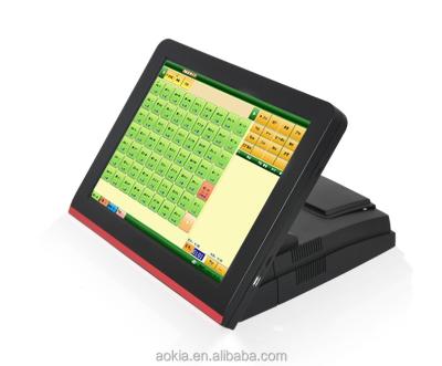 China AK-515 Touch Screen POS System Supermarket Checkout Counter Equipment Retail POS System AK-515 Touch Screen POS System for sale