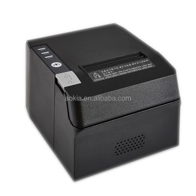 China AK-3580 80mm Black and White Thermal Printer with Automatic Cutter POS Restaurant Supermarket Printer for sale