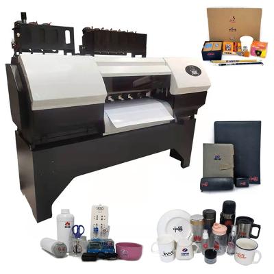 China Alwwin Manufacturer Revolutionary 99.99% Wood Surface Leather Transfer Mental Plastic Glass Ceramic Paper Varnishing Crystal Roll UV DTF Sticker 7 Label Printer impression for sale