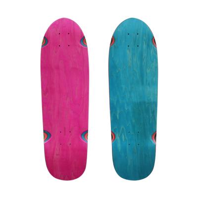 China Amazon Hot Sale Natural Custom Skateboard Deck Colorful Color Skateboard for sale