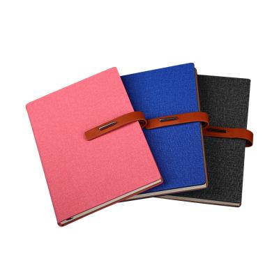 China Custom Printed Logo A5 PU Notebook Diary Faux Leather Leather Notebook Printing With Gift Box en venta