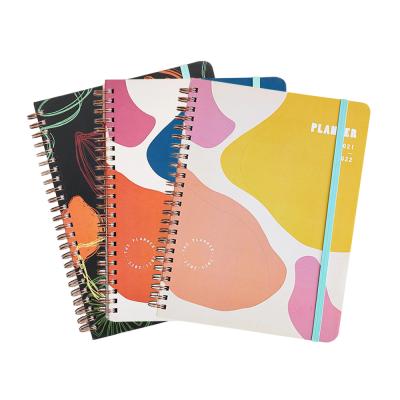 중국 2022 Custom Diary Spiral Notebook Hardcover A5 Printing Spiral Notebook Agenda Planner 2022 판매용