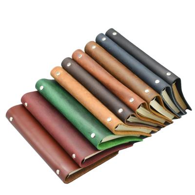 China Handmade Genuine Leather A4 Hardcover Notebook - Diary 2021 Refillable Planner Agenda Diary Te koop