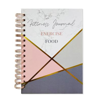 中国 Custom Agenda Journal Hardcover Personalized Daily Weekly Daily Fitness Spiral Notebook Monthly Planner 販売のため