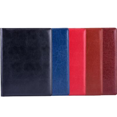 중국 Custom PU Leather Folder Folder Logo A4 Business Folder Office Stationery Folder 판매용