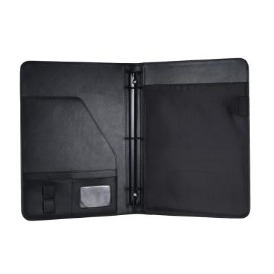 China Leather Padfolio Folder Resume File Folder Interview Legal Document Organizer for sale