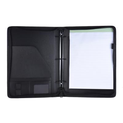 Китай PU Leather Folder A4 Document Folder Office Supplies Business Padfolio Leather Folder Zippered Closure продается