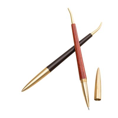 China office & School pen; Red Wooden Ball Pen Writing Set Rosewood Ballpoint Pen Promotional Design New Parque Nice Gift Stylish Novelty Pen à venda