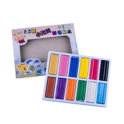 China Oil Based 12 Colors Creative Craft Playful Oil Modeling Clay For Kids Play for sale