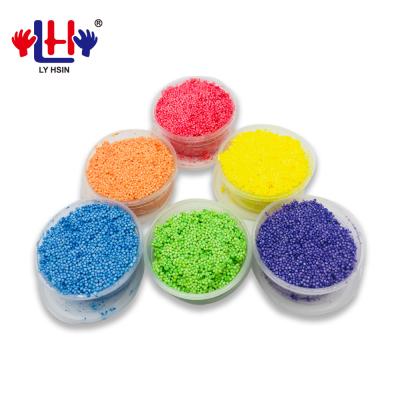 China DIY Air Putty Dry Non-sticky Colorful Foam Clay For Kids for sale