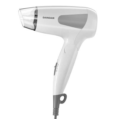 China DC Motor Foldable Low Noise Portable Private Label 1400W Blow Dryer Customized White for sale