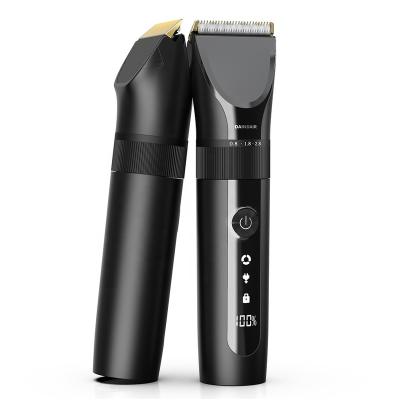 China Private Label Fast Shaving Hair Cutting Ceramic Blade Professional Cordless Rechargeable Clippers Trimmers 100-240V Kit Men for sale