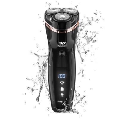 China Factory Price Triple Blade Face 850mAh Rechargeable Hair Remover Cordless Men's Electric Shaver for sale