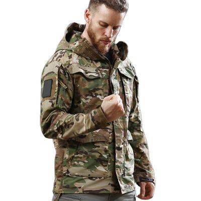 China 2022 Autumn Winter Men Outdoor s Large Camouflage Hooded Army Spring Breathable Tactical Coats Waterproof Windproof Anoraks for sale