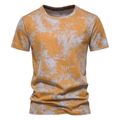 China Wholesale Custom High Quality Oversized Soft Stylish O-Neck Printed T-Shirts Anti Shrink For Men for sale